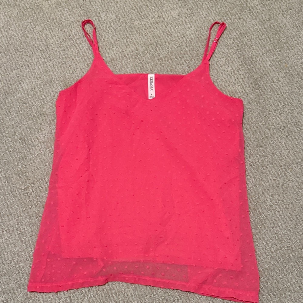 Zenana Outfitters Hot Pink Camisole